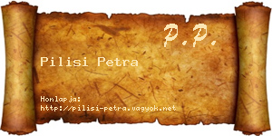Pilisi Petra névjegykártya